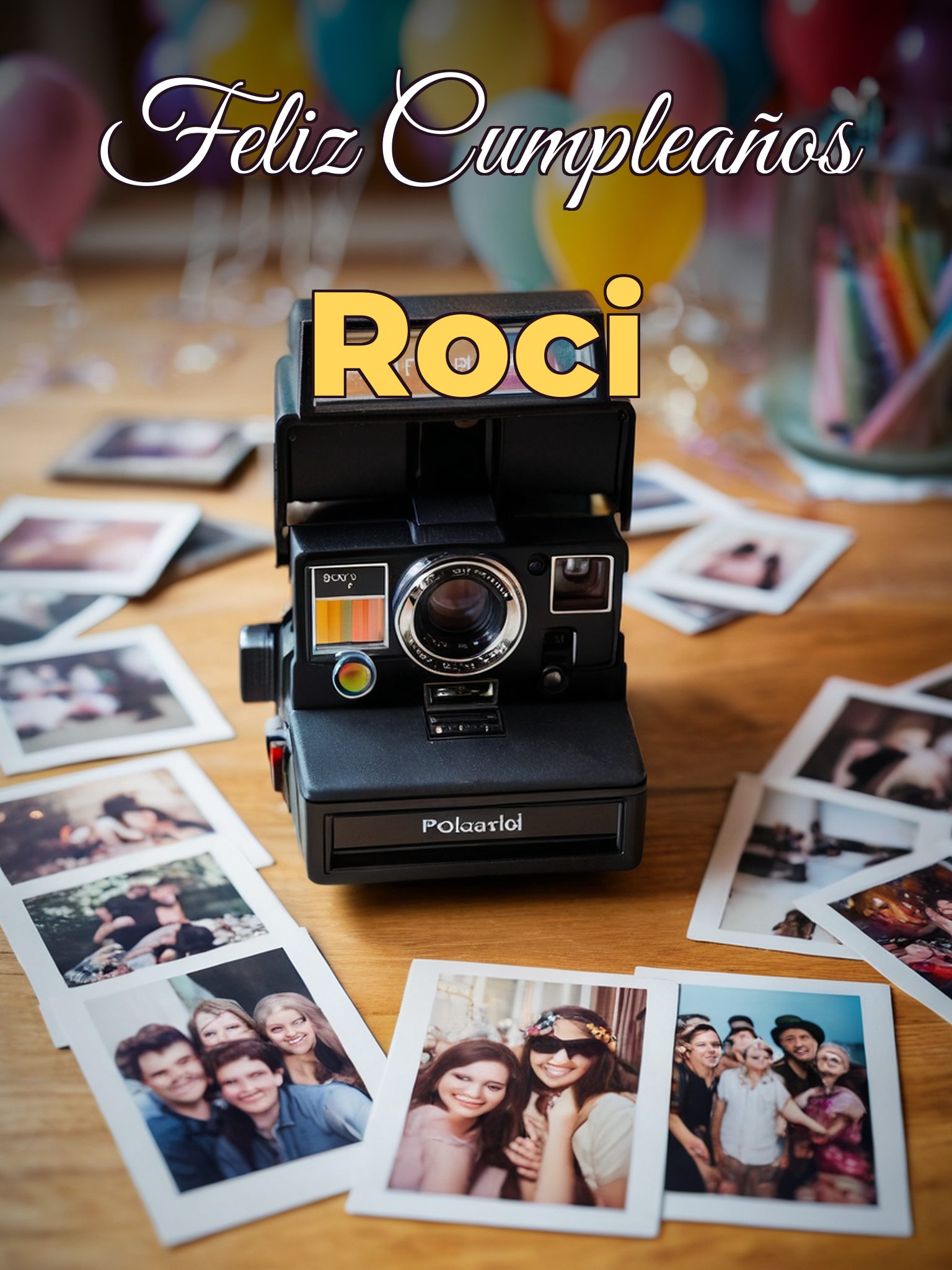 Feliz cumpleaños roci