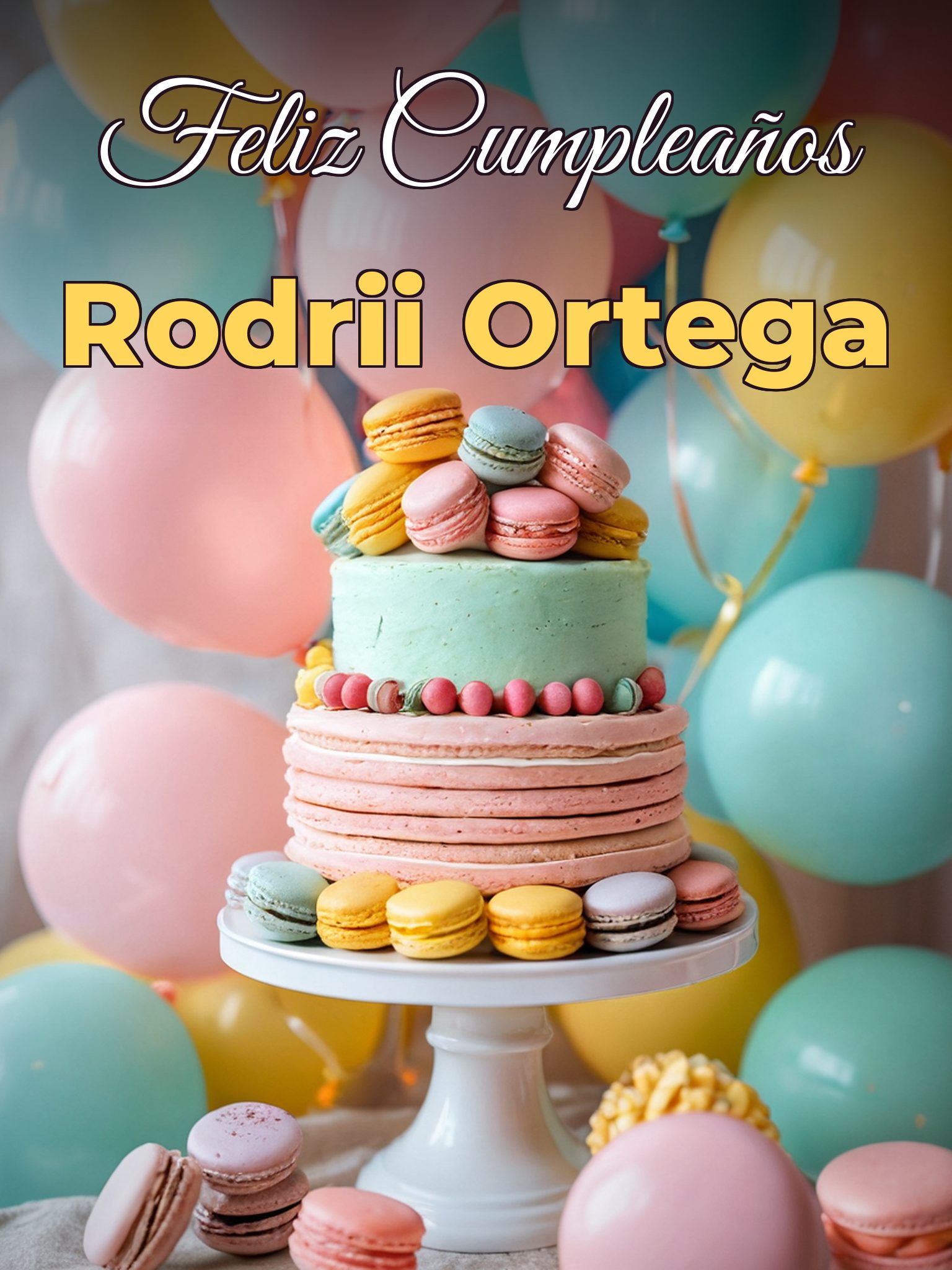 Feliz cumpleaños rodrii ortega