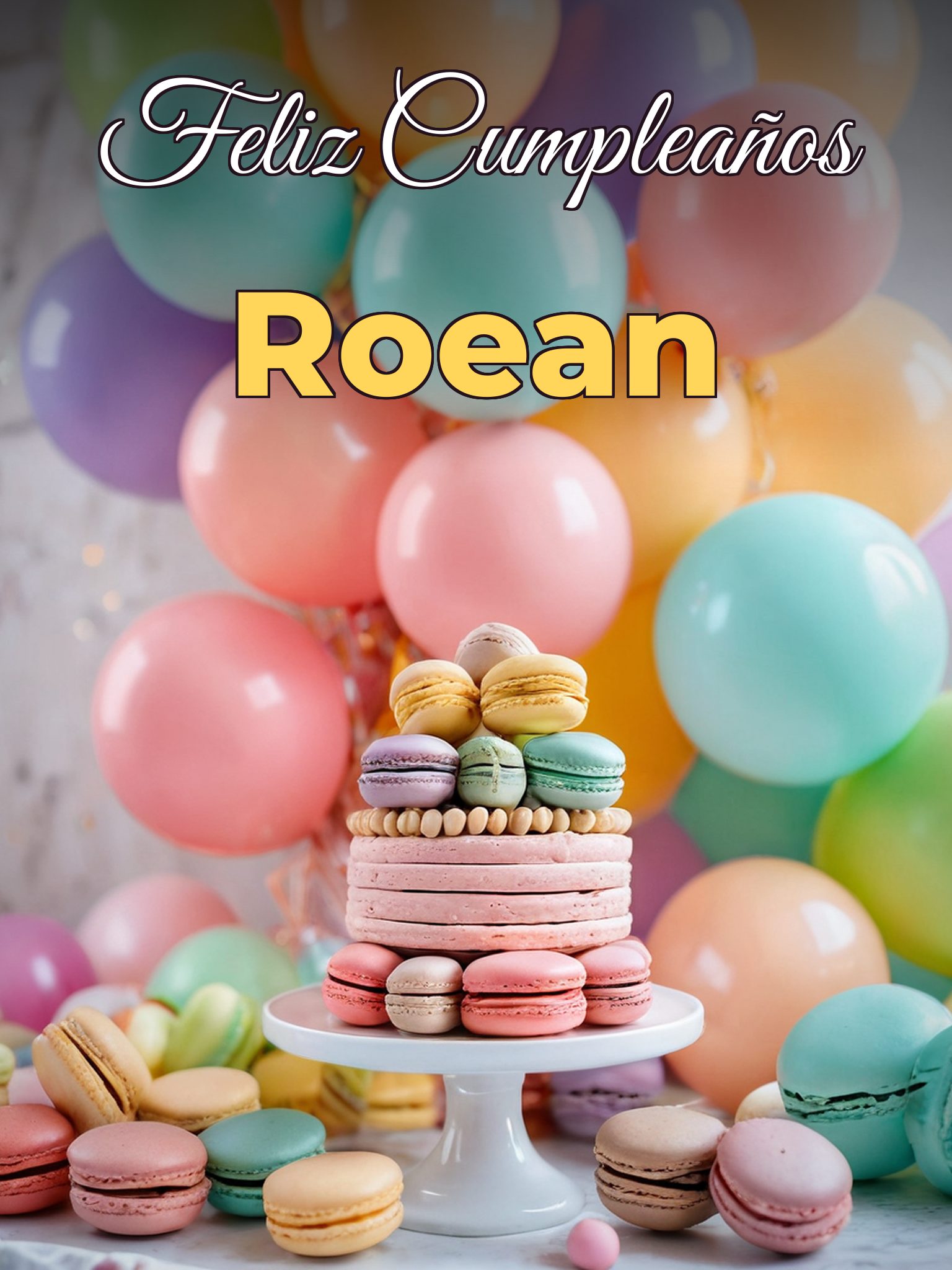 Feliz cumpleaños roean