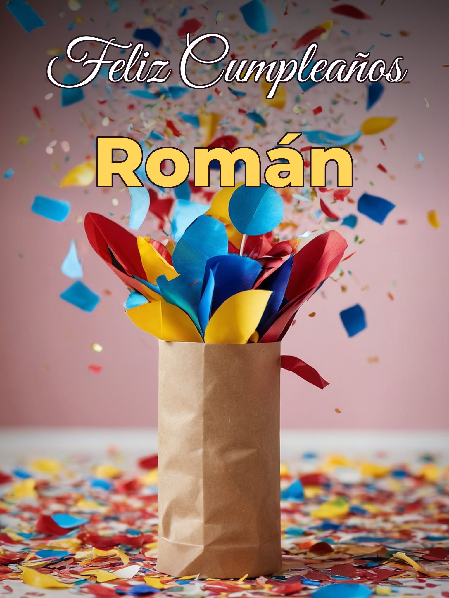 Feliz cumpleaños román