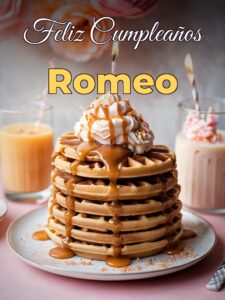 Feliz cumpleaños romeo