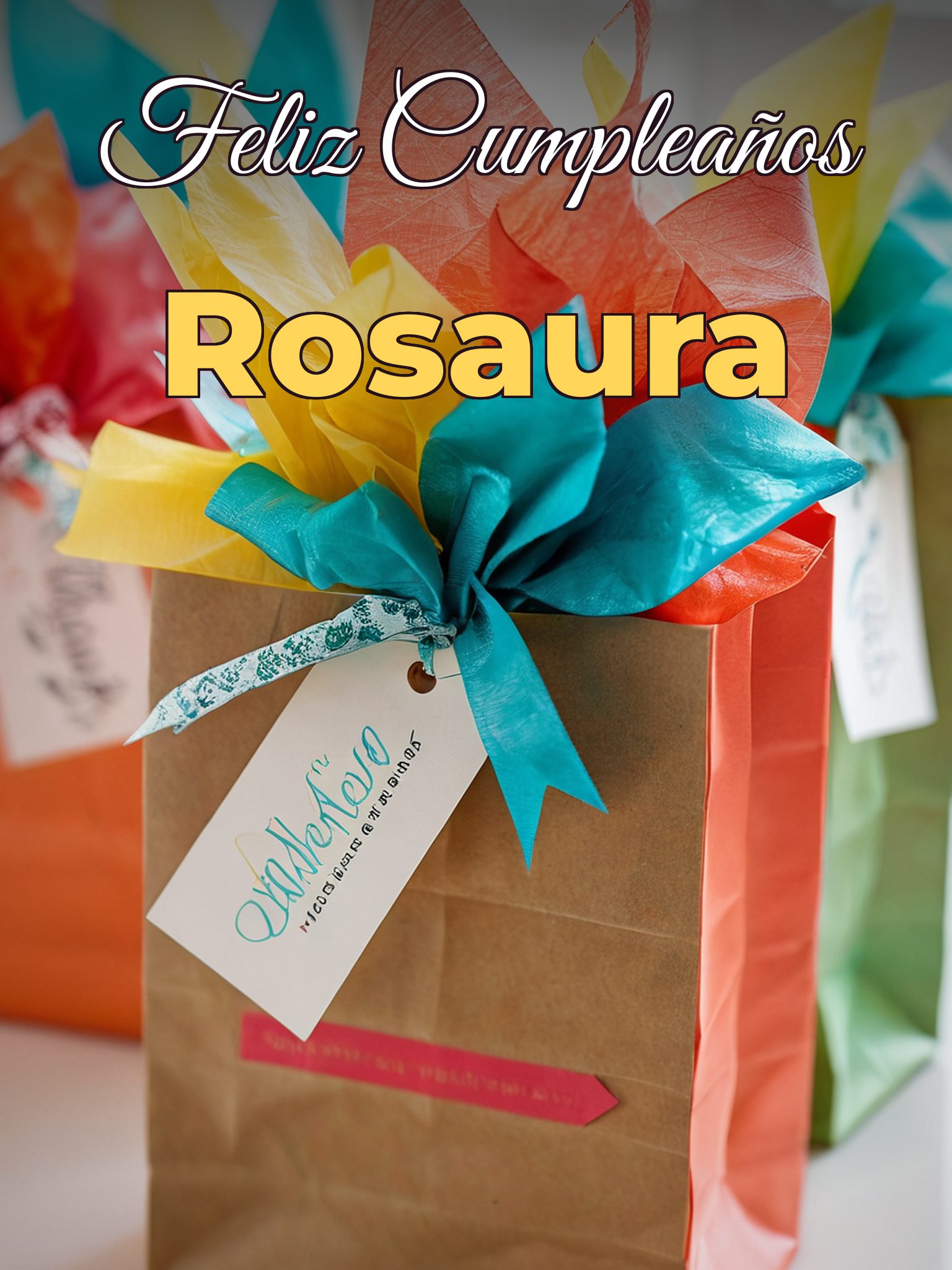 Feliz cumpleaños rosaura