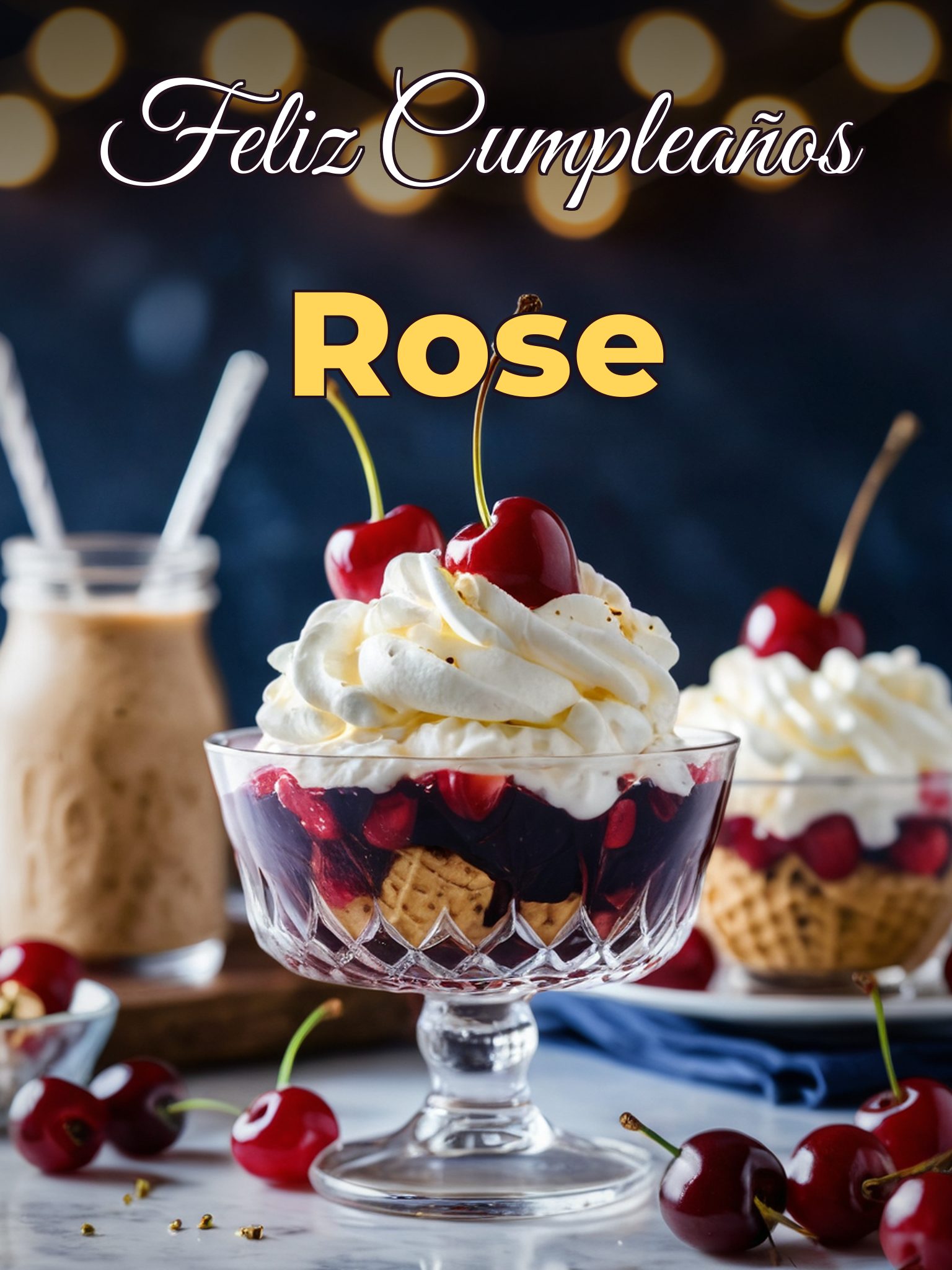 Feliz cumpleaños rose