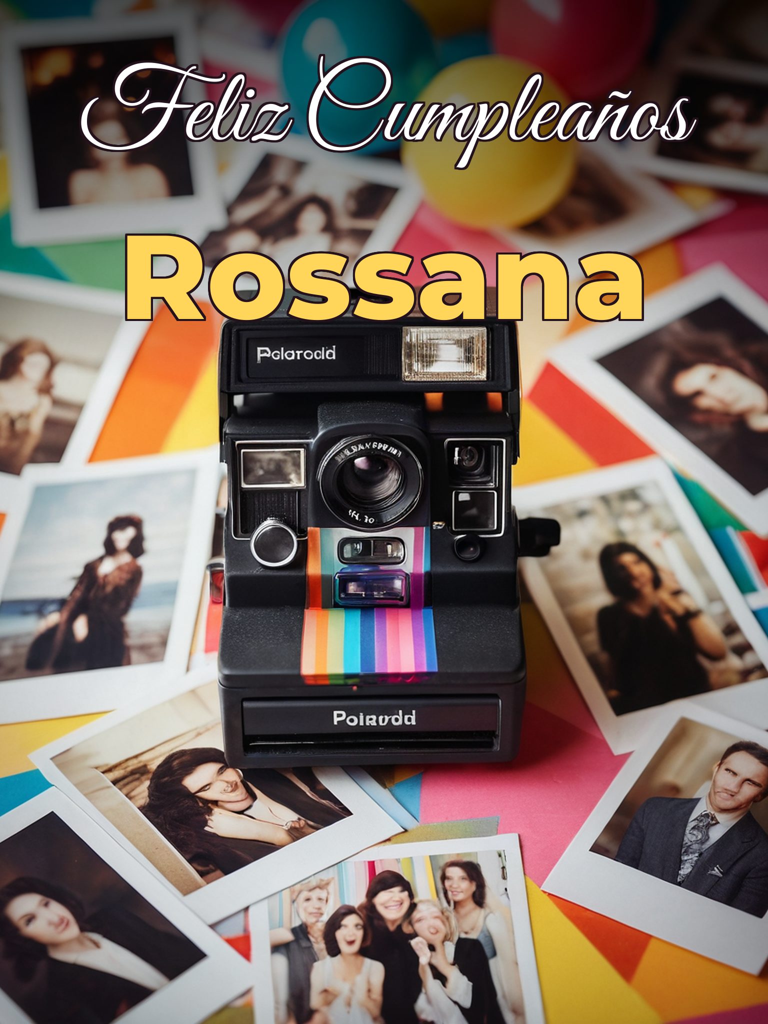 Feliz cumpleaños rossana