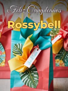 Feliz cumpleaños rossybell