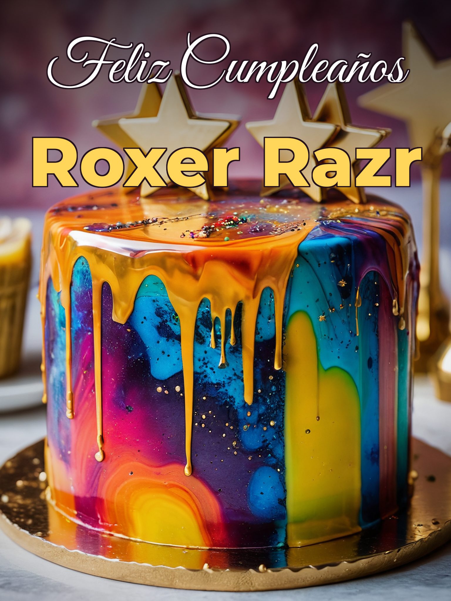 Feliz cumpleaños roxer razr