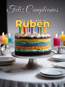 Feliz cumpleaños rubén