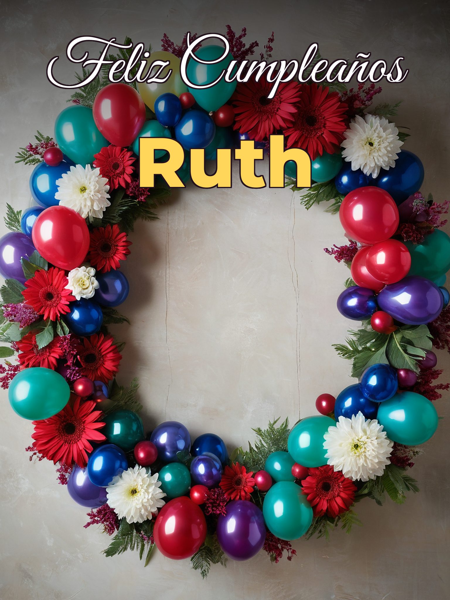 Feliz cumpleaños ruth