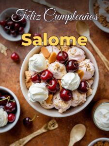 Feliz cumpleaños salome