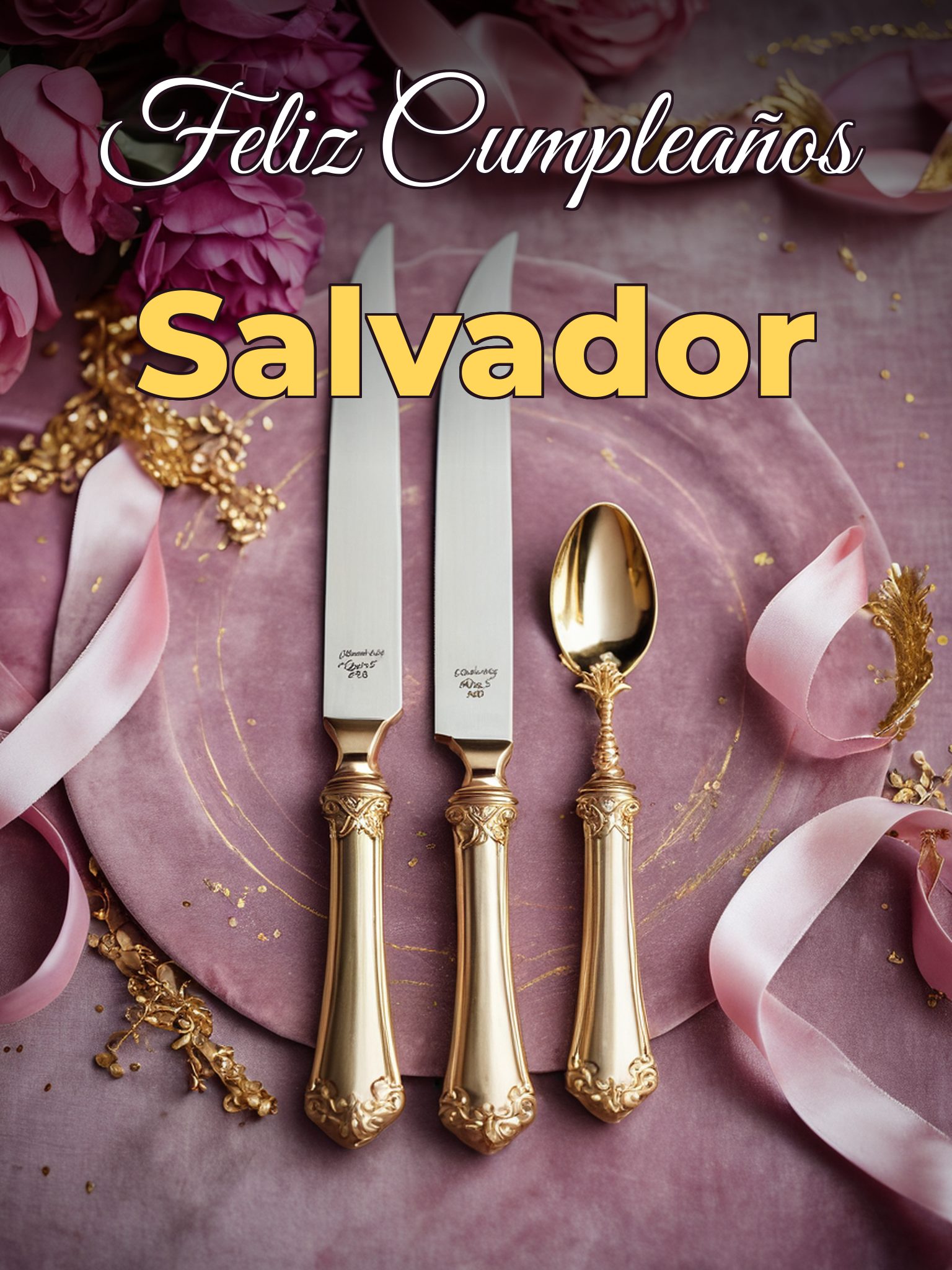 Feliz cumpleaños salvador