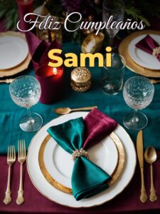 Feliz cumpleaños sami