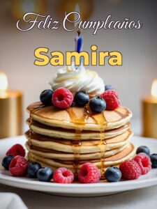 Feliz cumpleaños samira