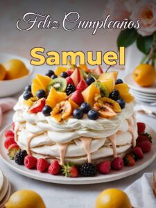 Feliz cumpleaños samuel