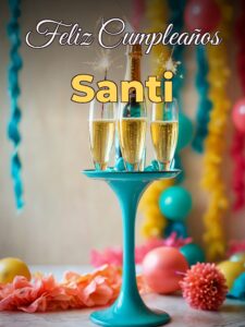 Feliz cumpleaños santi
