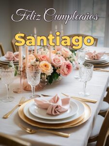 Feliz cumpleaños santiago