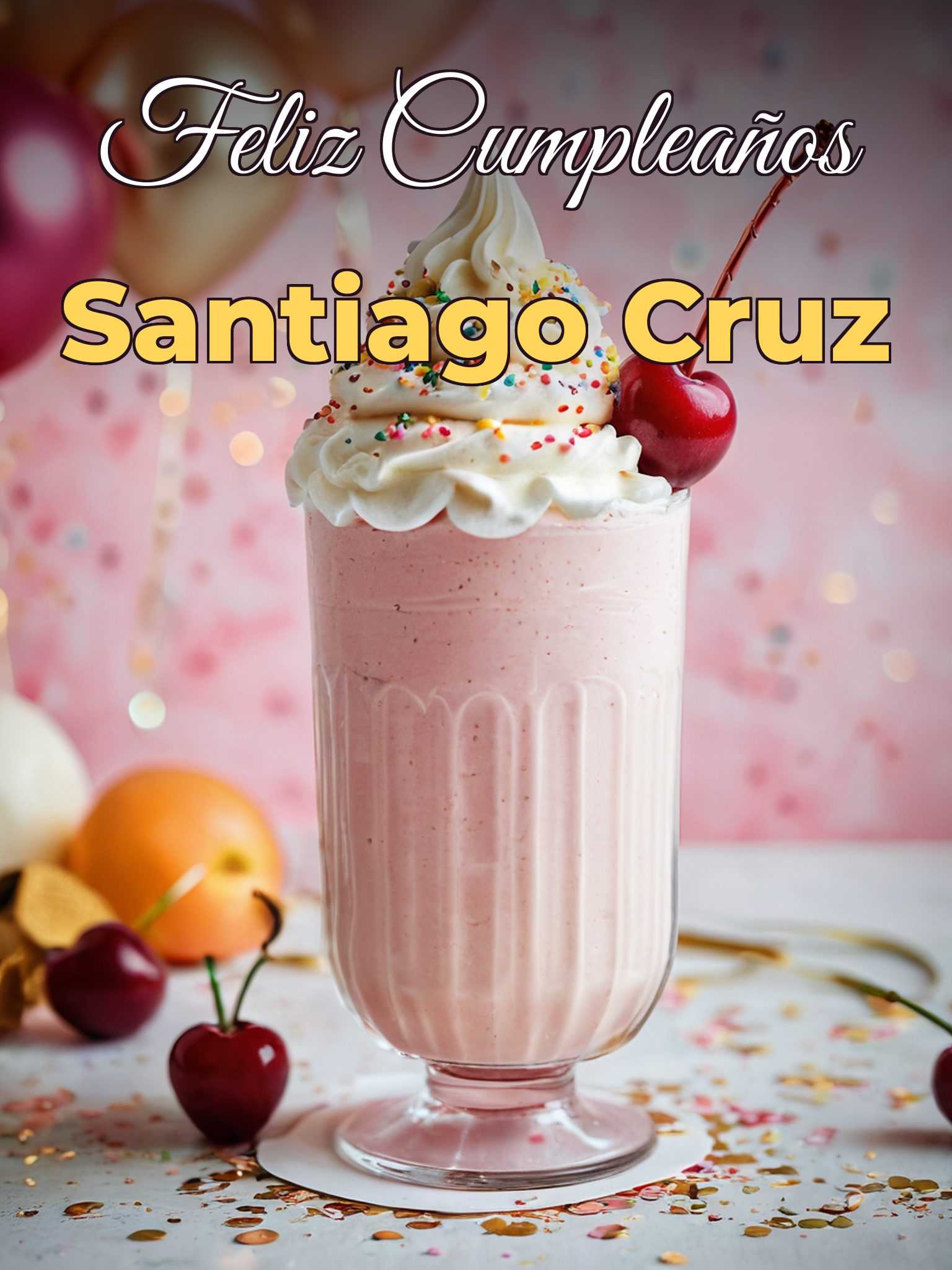 Feliz cumpleaños santiago cruz