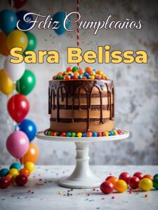 Feliz cumpleaños sara belissa