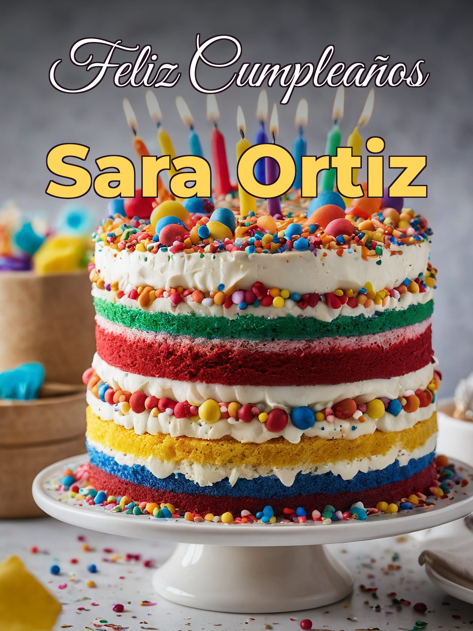 Feliz cumpleaños sara ortiz