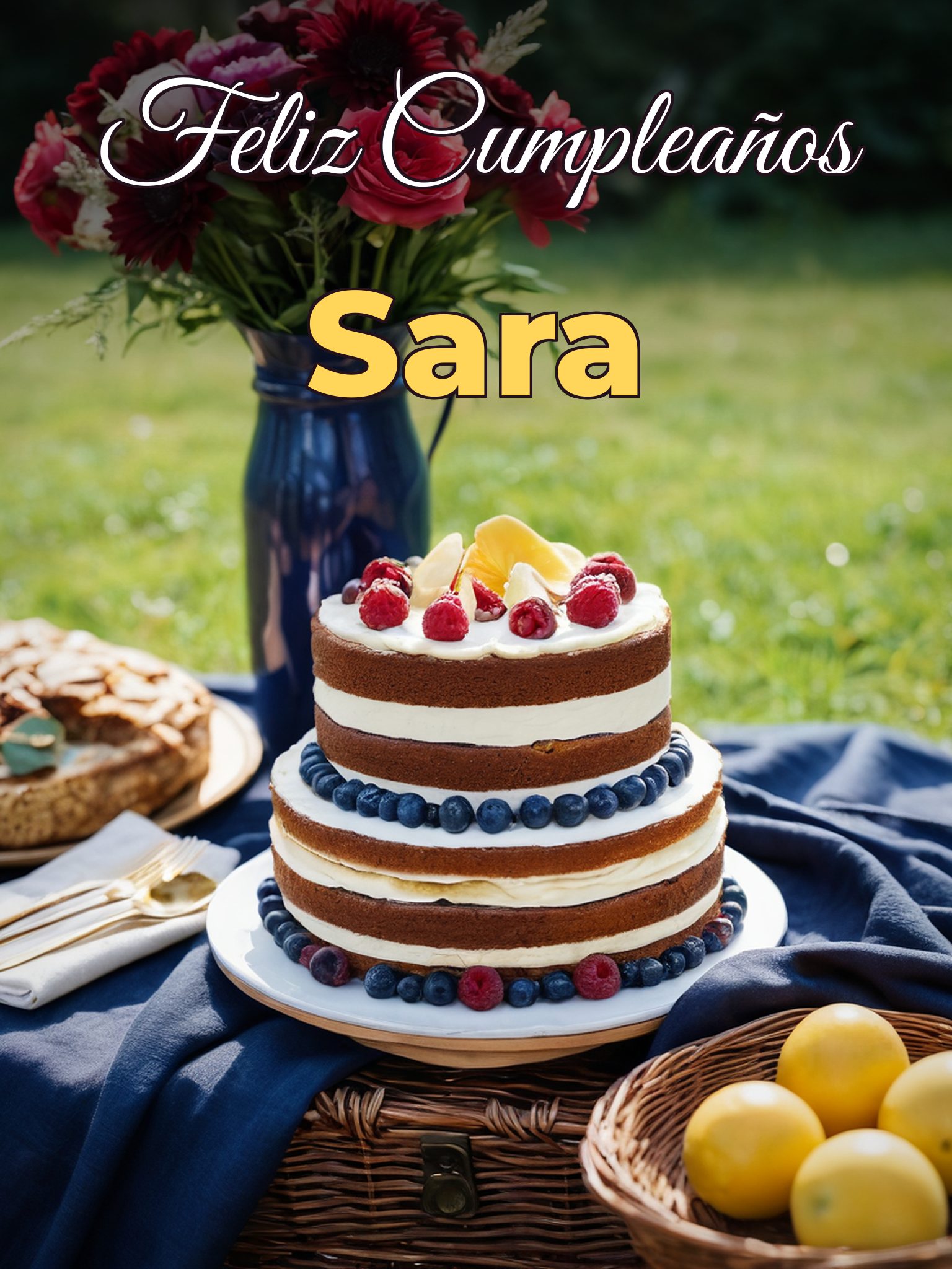 Feliz cumpleaños sara