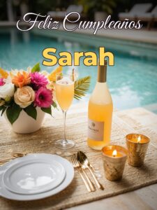 Feliz cumpleaños sarah