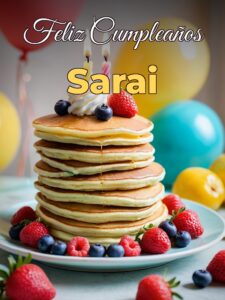 Feliz cumpleaños sarai
