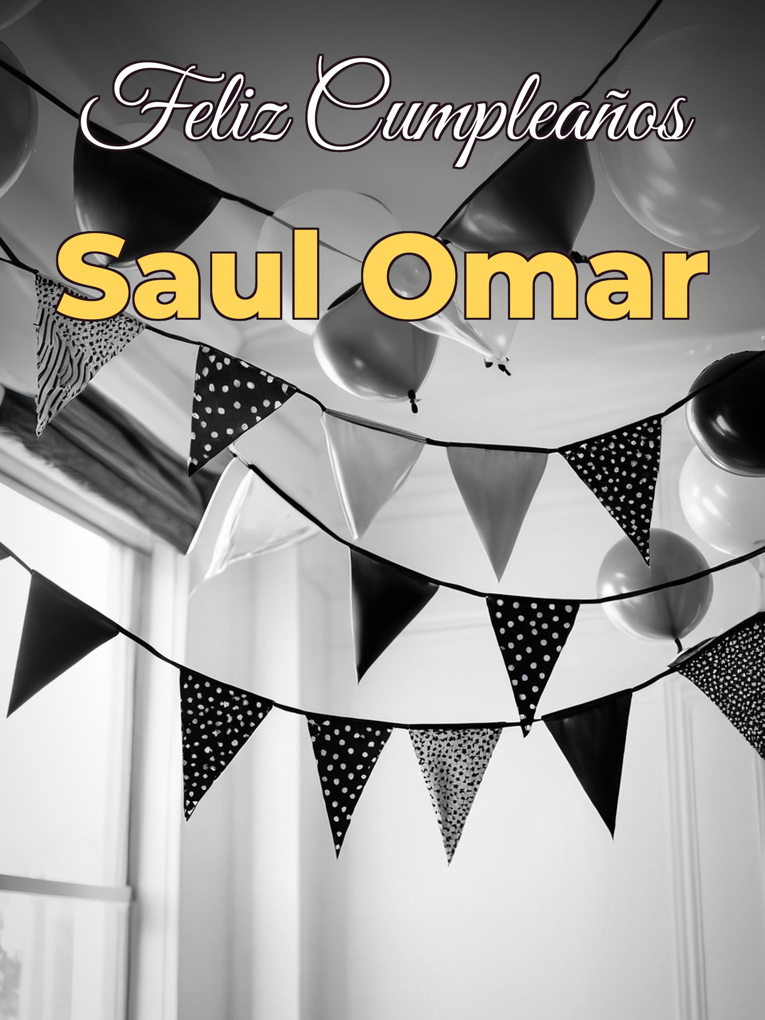 Feliz cumpleaños saul omar