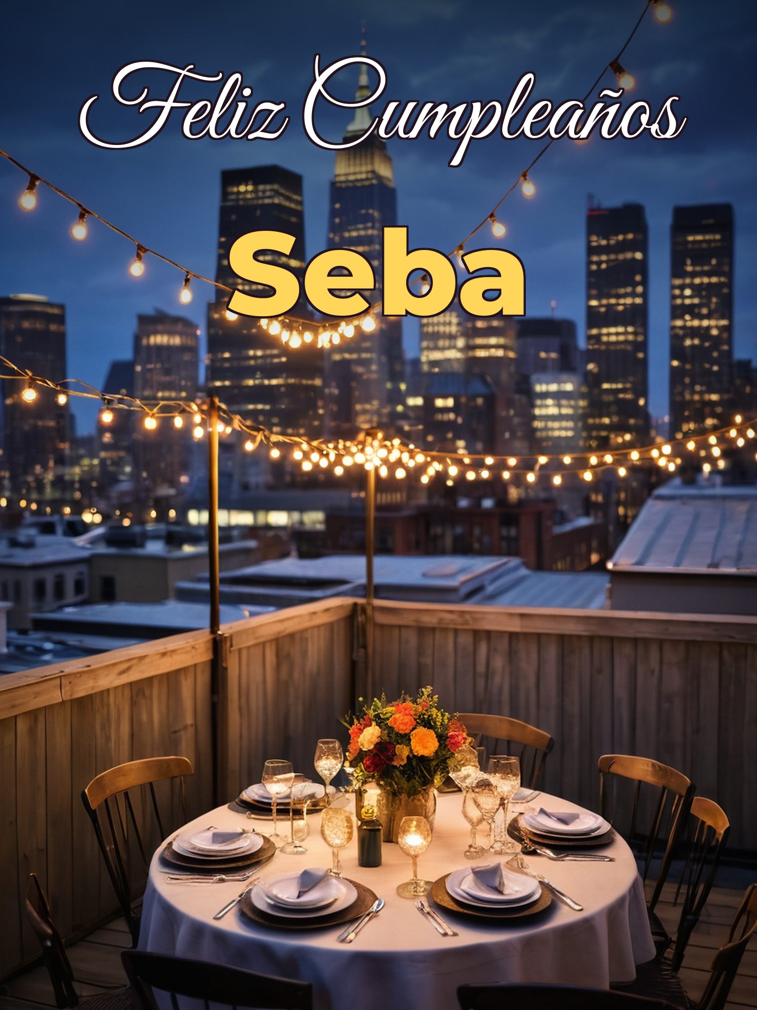 Feliz cumpleaños seba