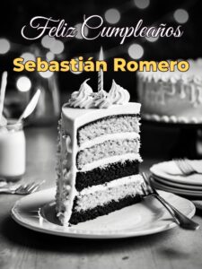 Feliz cumpleaños Sebastián romero