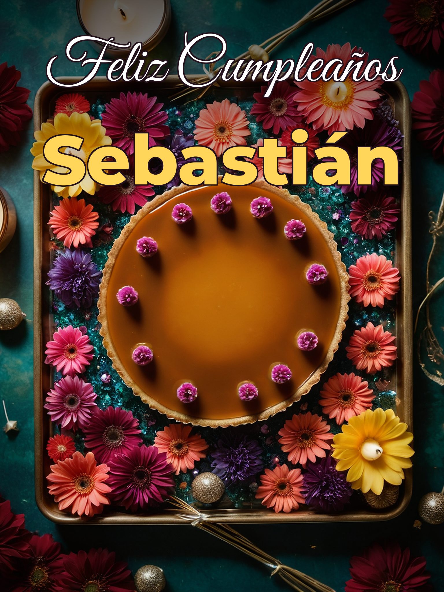 Feliz cumpleaños Sebastián