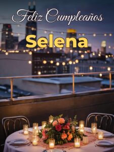 Feliz cumpleaños selena
