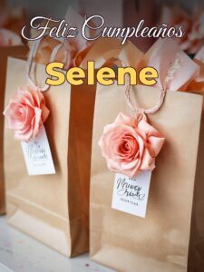 Feliz cumpleaños selene