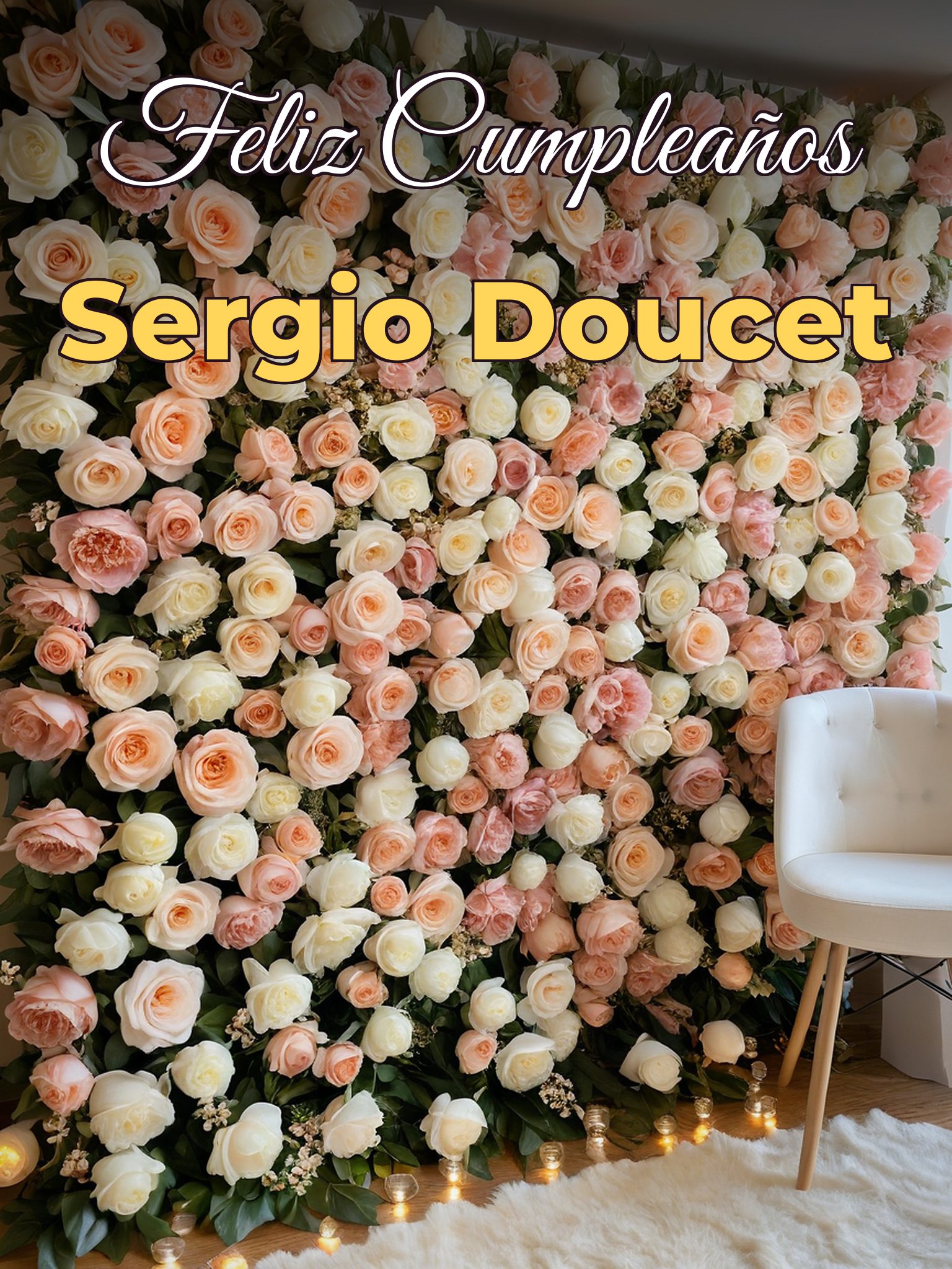 Feliz cumpleaños sergio doucet