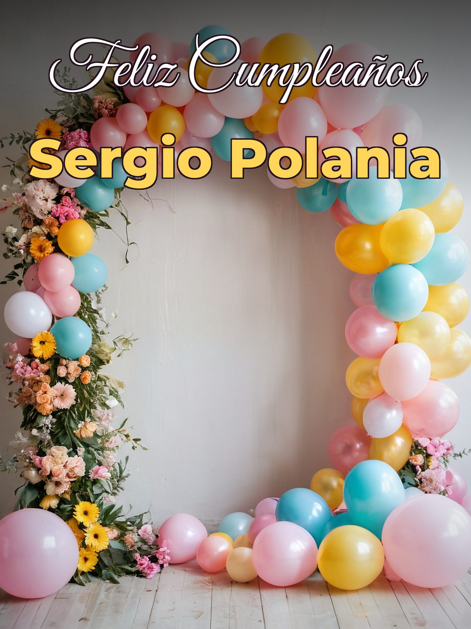 Feliz cumpleaños sergio polania