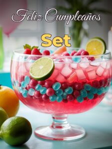 Feliz cumpleaños set