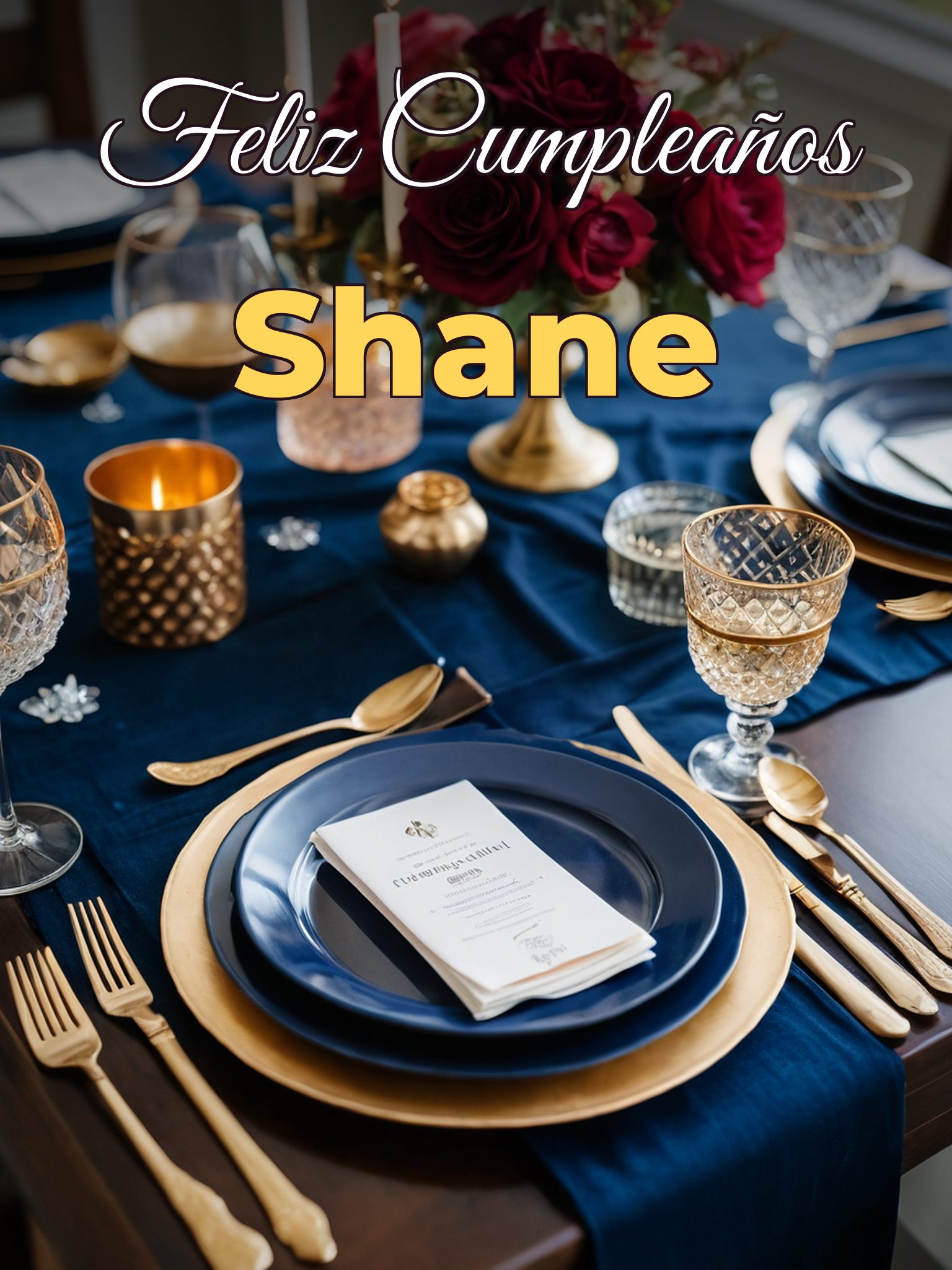 Feliz cumpleaños shane