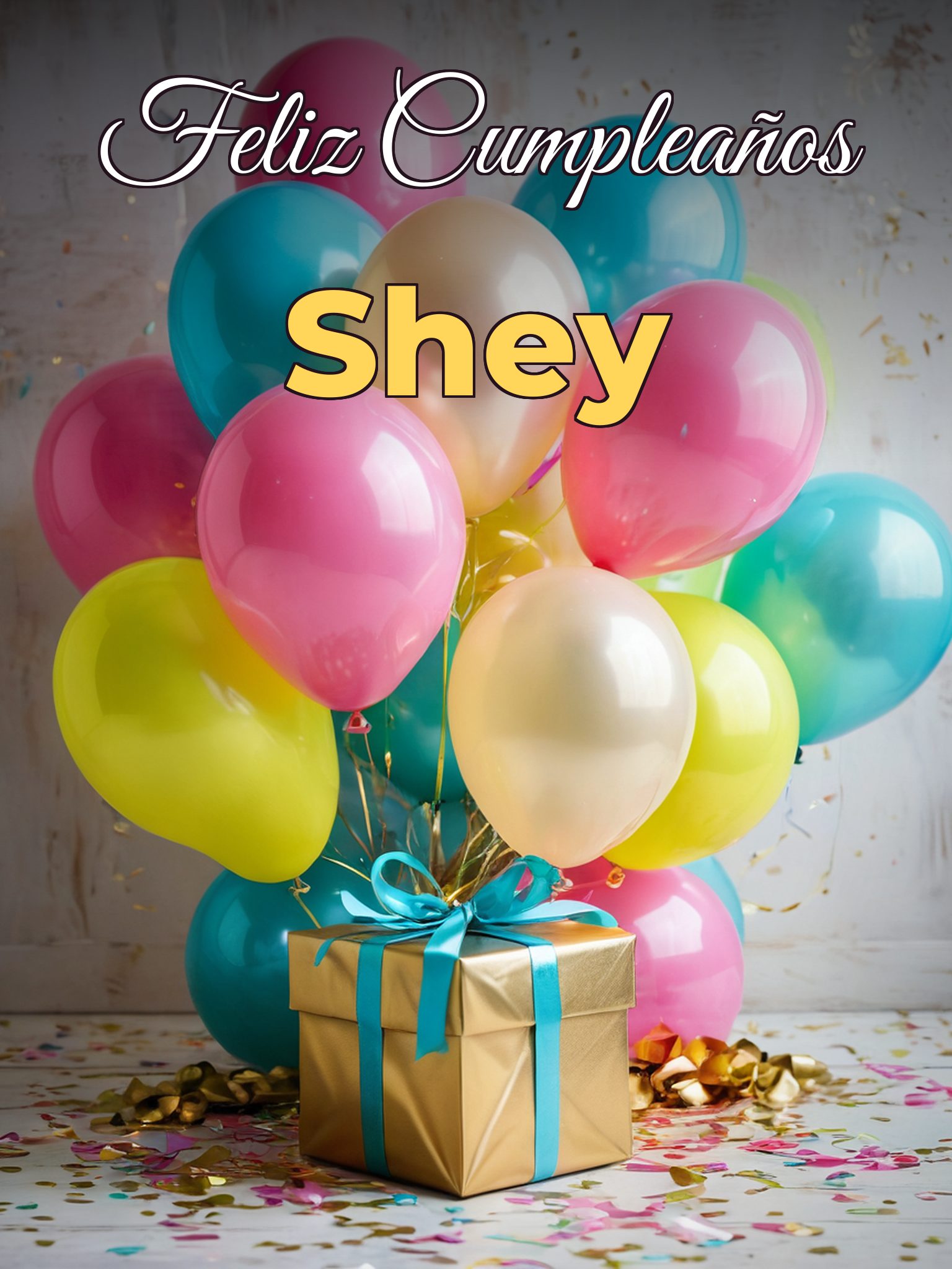 Feliz cumpleaños shey