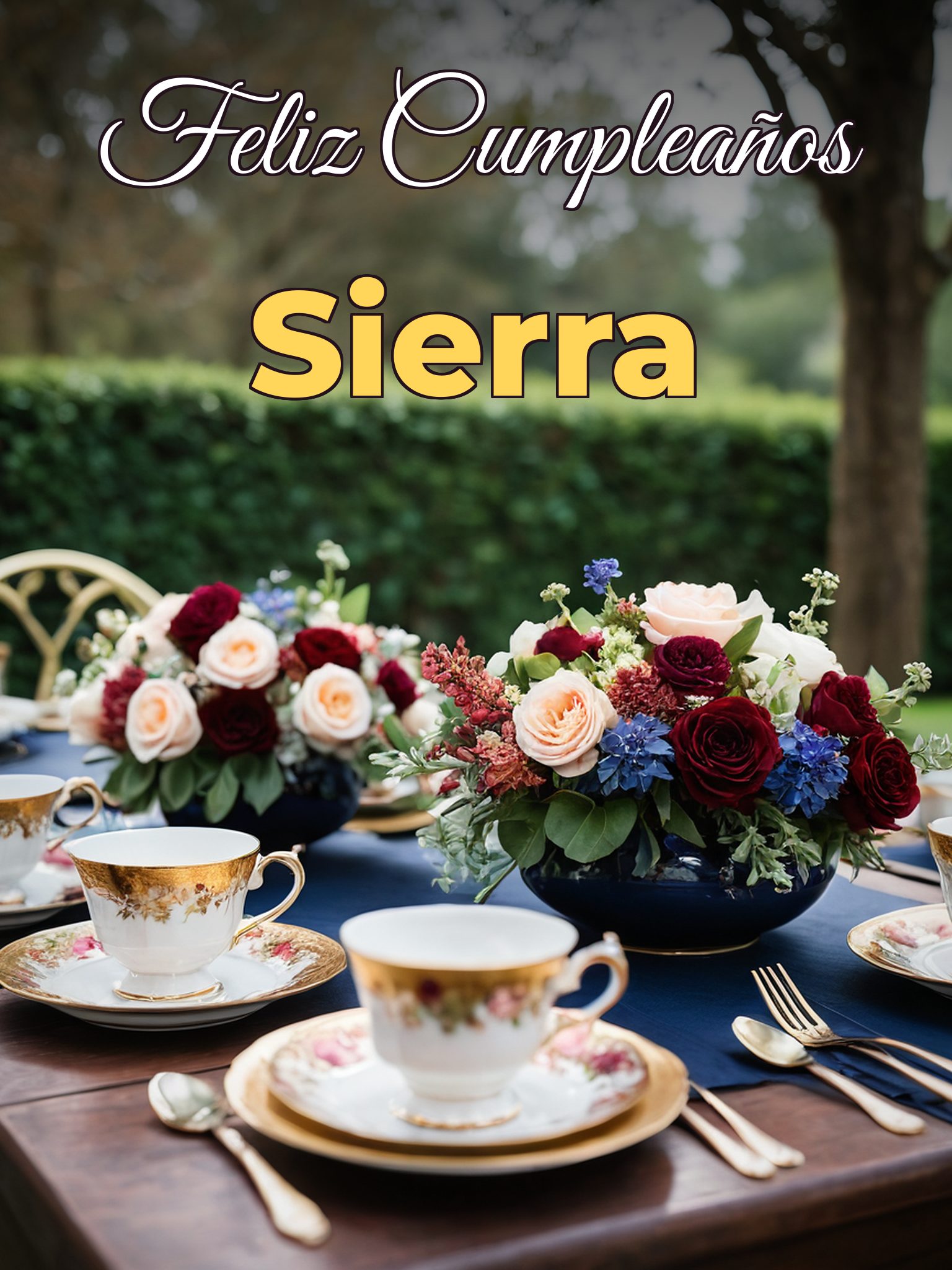 Feliz cumpleaños sierra