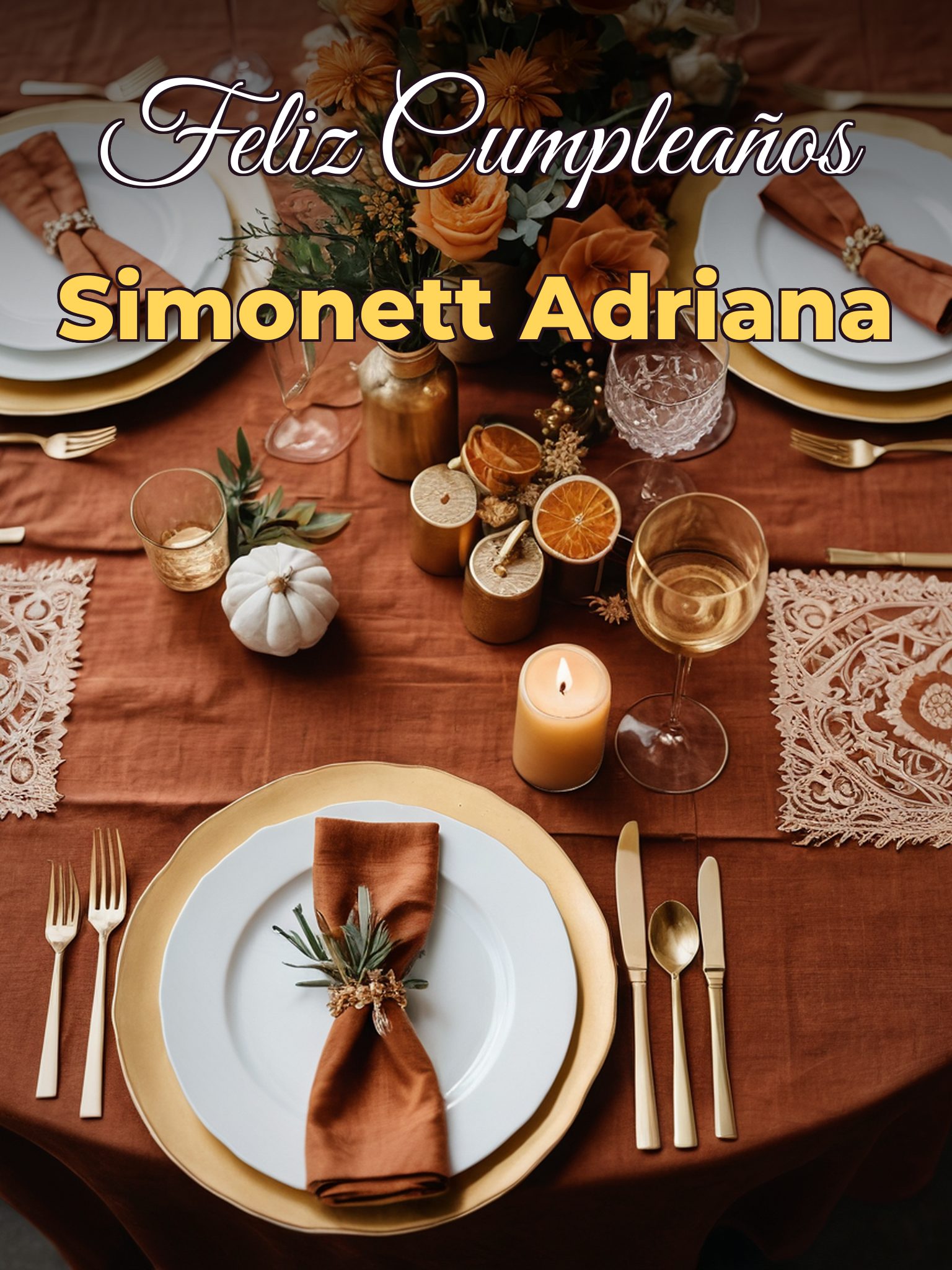 Feliz cumpleaños simonett adriana
