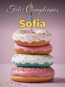 Feliz cumpleaños sofia