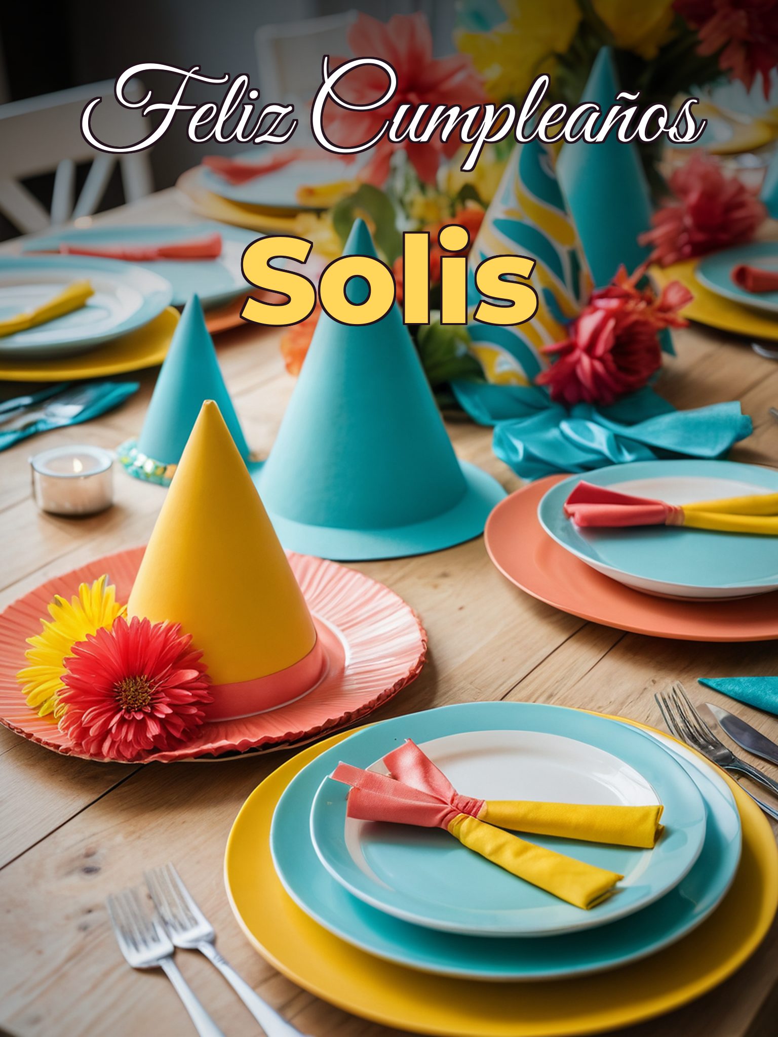 Feliz cumpleaños solis