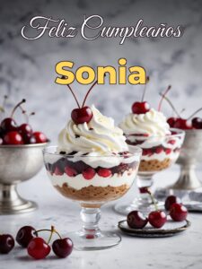 Feliz cumpleaños sonia