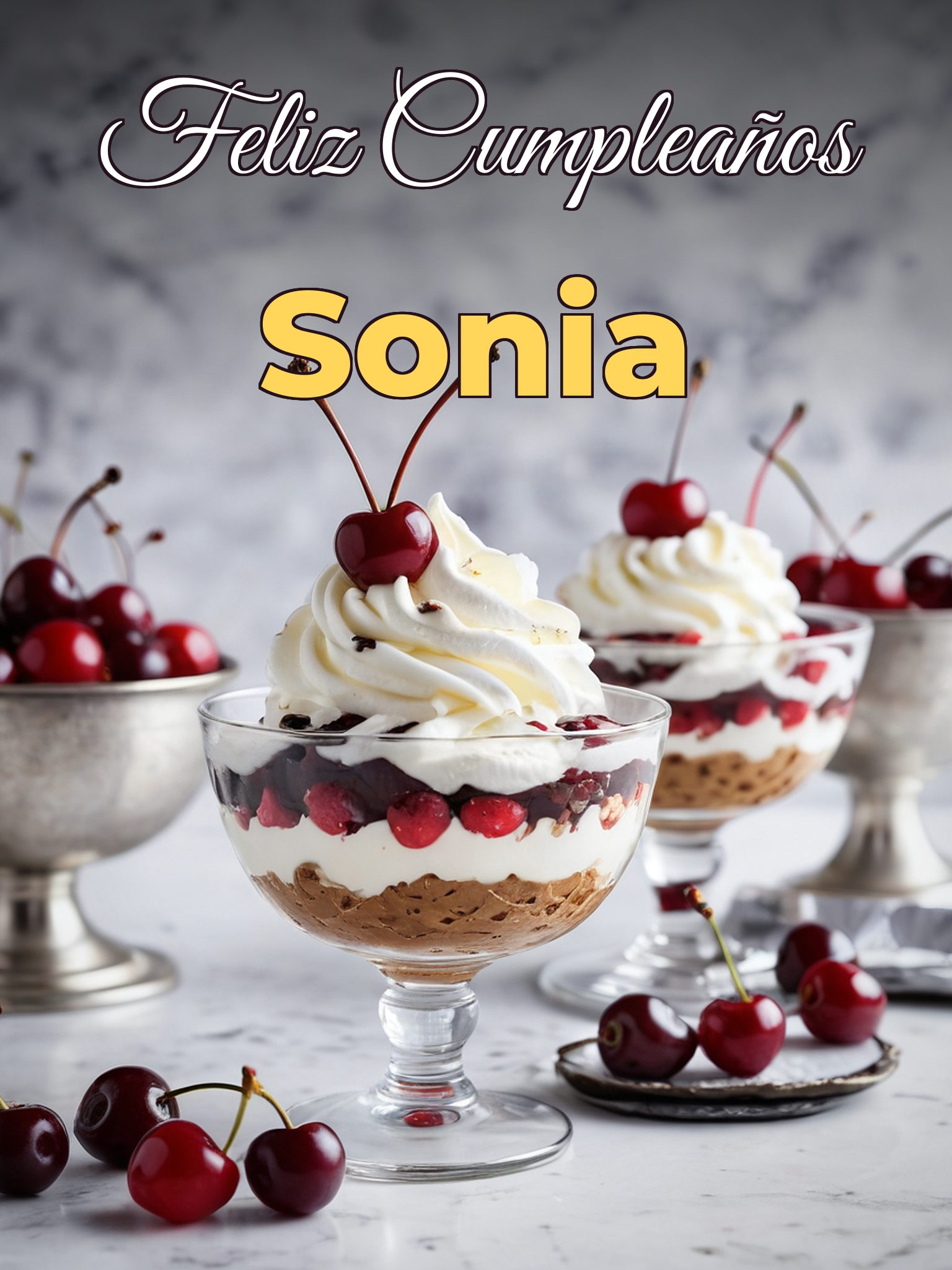 Feliz cumpleaños sonia