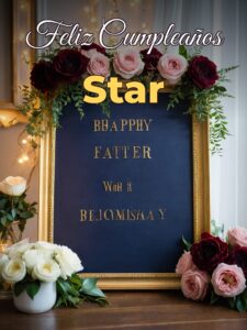 Feliz cumpleaños star