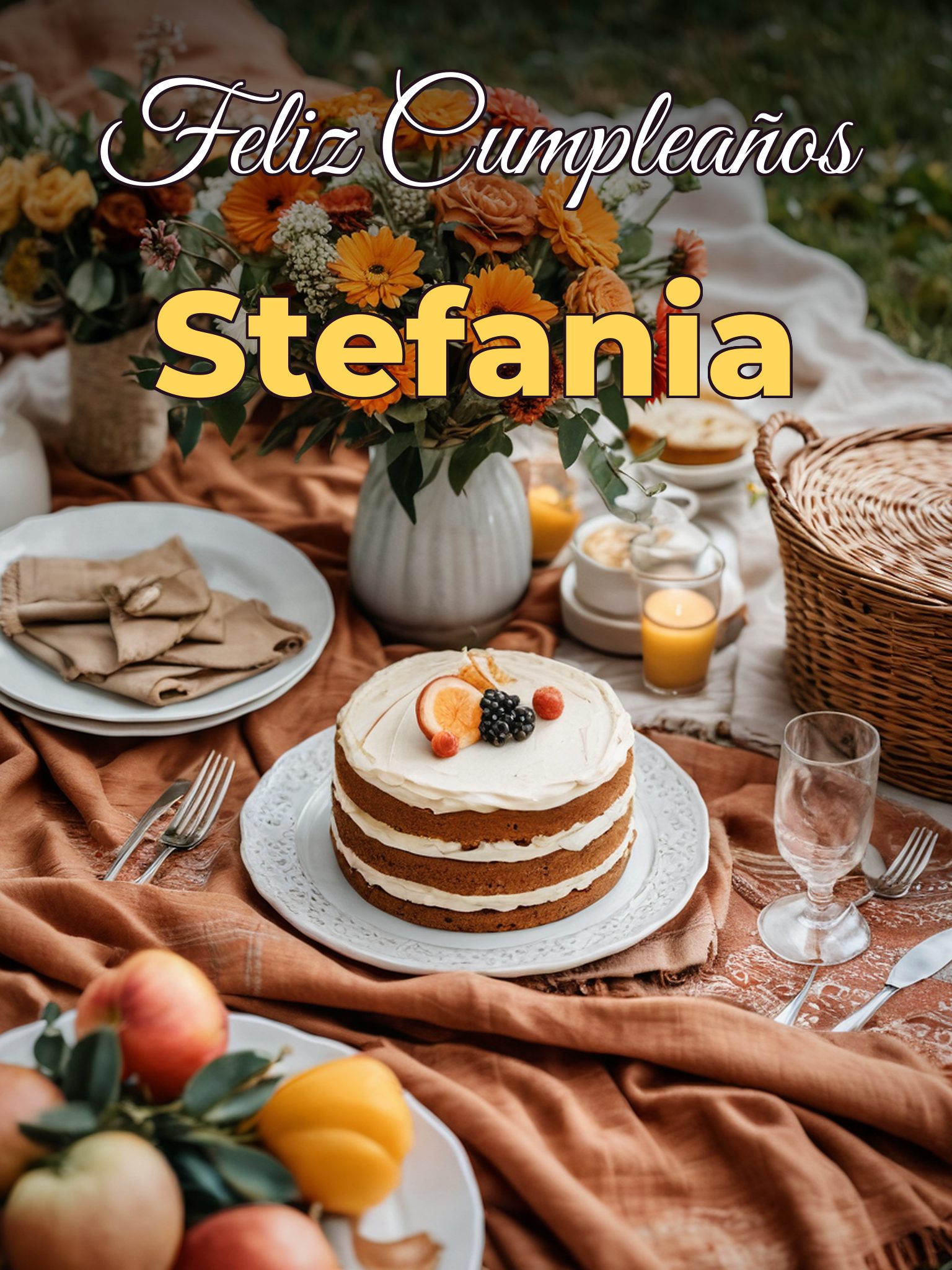 Feliz cumpleaños stefania