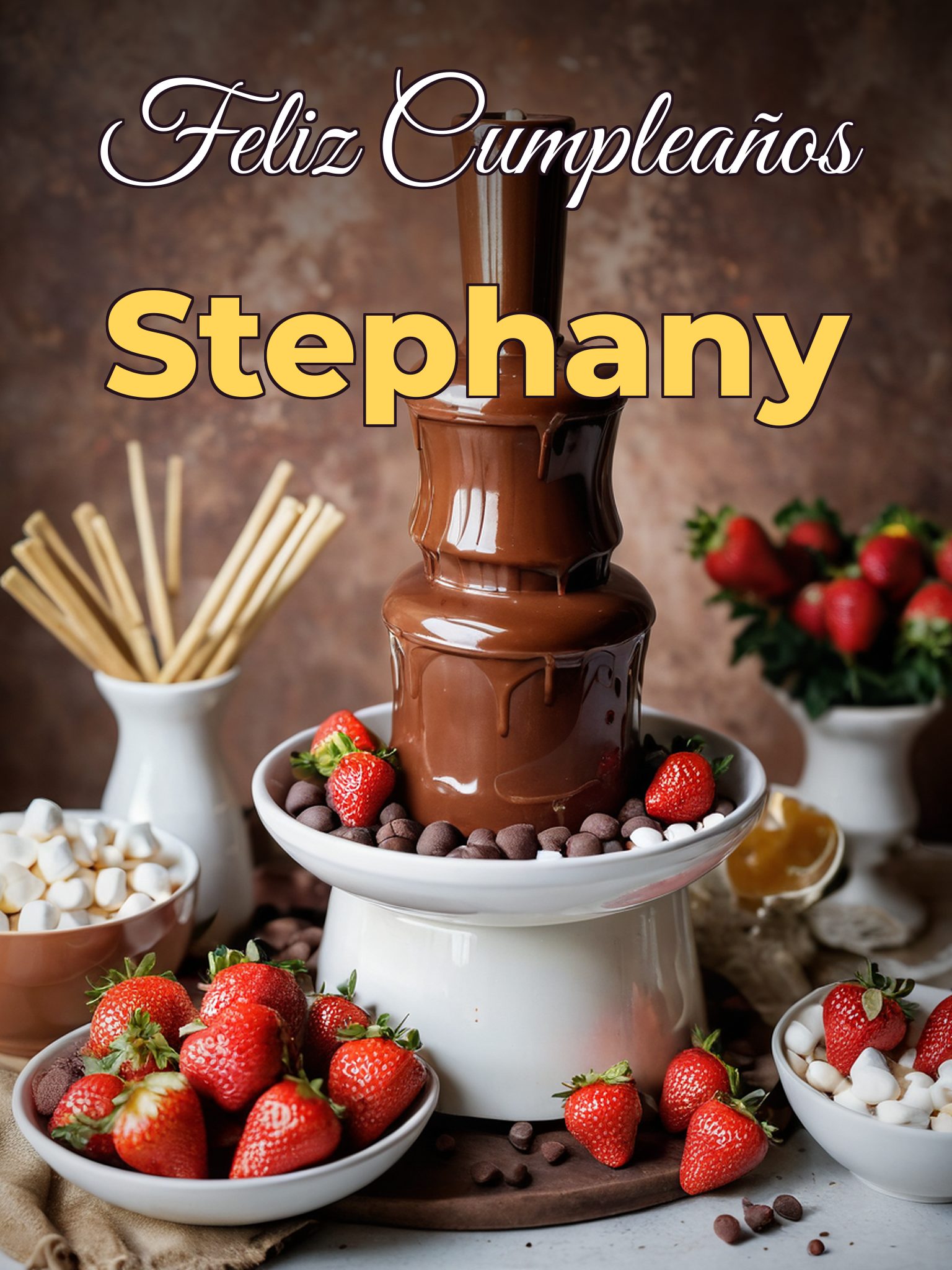 Feliz cumpleaños stephany