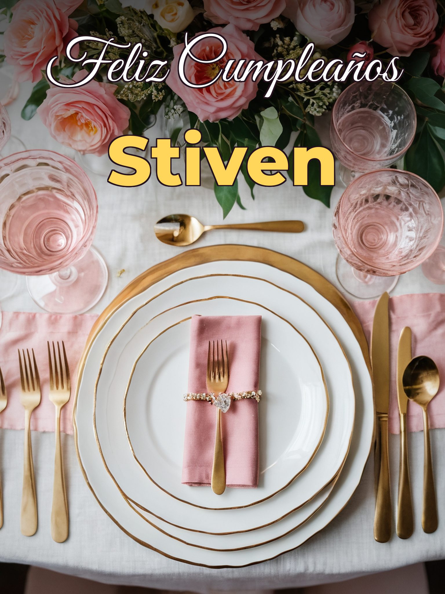 Feliz cumpleaños stiven