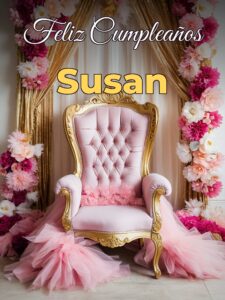 Feliz cumpleaños susan