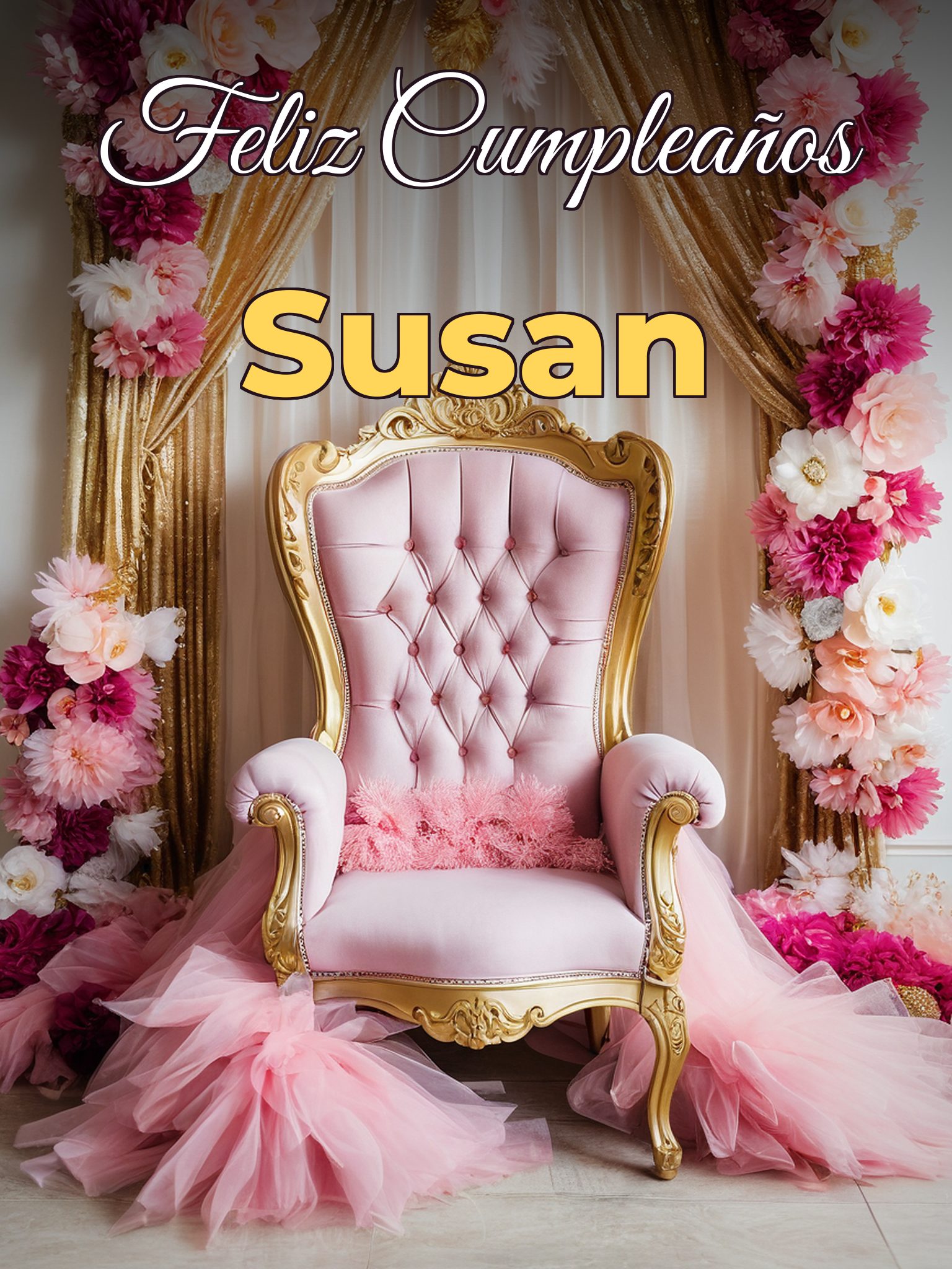 Feliz cumpleaños susan