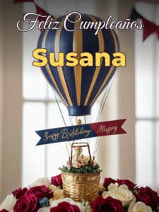 Feliz cumpleaños susana