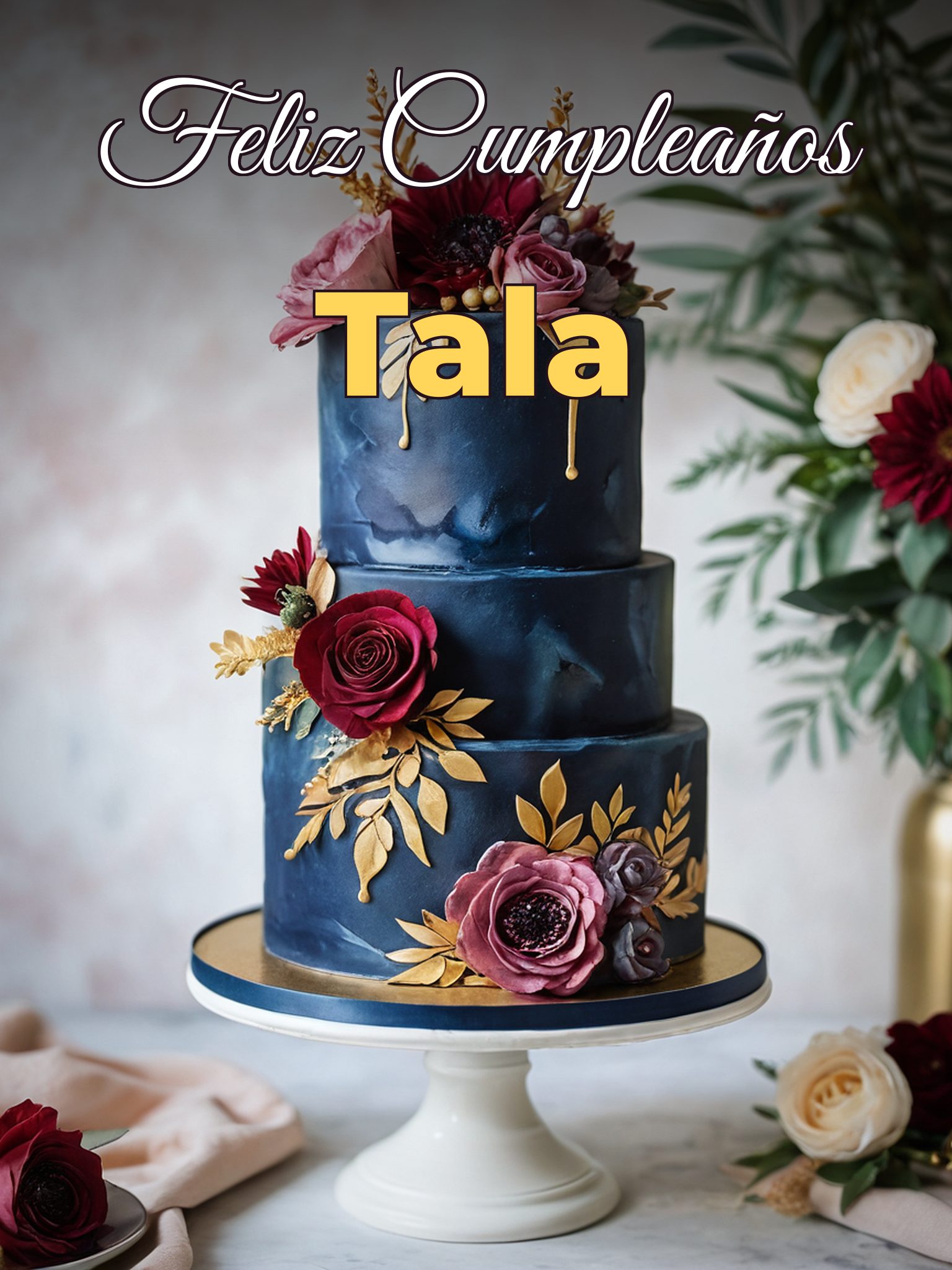 Feliz cumpleaños tala